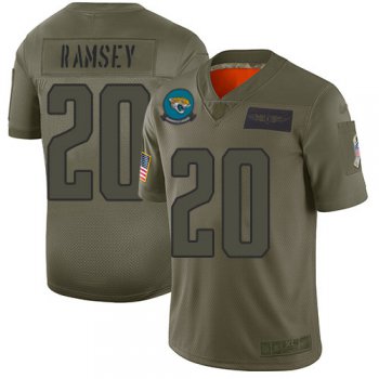 Nike Jaguars #20 Jalen Ramsey Camo Men's Stitched NFL Limited 2019 Salute To Service Jersey