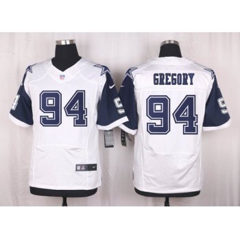Men's Dallas Cowboys #94 Randy Gregory Nike White Color Rush 2015 NFL Elite Jersey