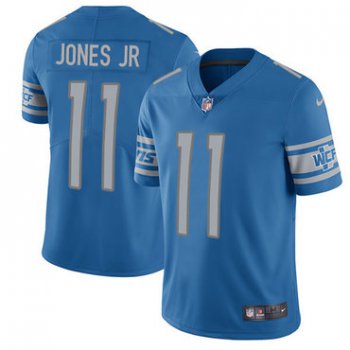 Nike Lions #11 Marvin Jones Jr Blue Team Color Men's Stitched NFL Limited Jersey