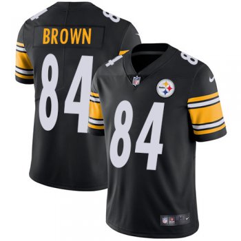 Nike Pittsburgh Steelers #84 Antonio Brown Black Team Color Men's Stitched NFL Vapor Untouchable Limited Jersey