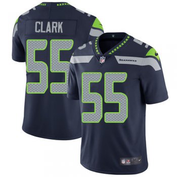 Nike Seattle Seahawks #55 Frank Clark Steel Blue Team Color Men's Stitched NFL Vapor Untouchable Limited Jersey