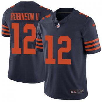 NMen's ike Chicago Bears #12 Allen Robinson II Navy Blue Alternate Stitched NFL Vapor Untouchable Limited Jersey
