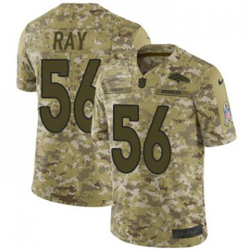 Nike Broncos #56 Shane Ray Camo Men's Stitched NFL Limited 2018 Salute To Service Jersey