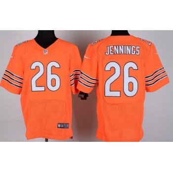 Nike Chicago Bears #26 Tim Jennings Orange Elite Jersey