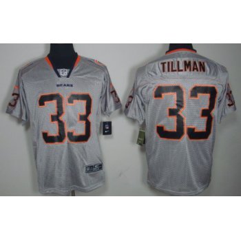 Nike Chicago Bears #33 Charles Tillman Lights Out Gray Elite Jersey