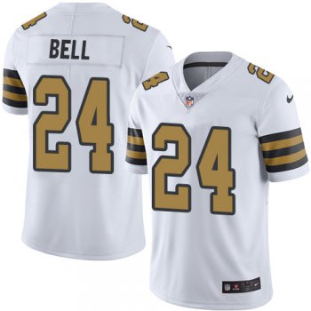 Nike New Orleans Saints #24 Vonn Bell White Men's Stitched NFL Limited Rush Jersey
