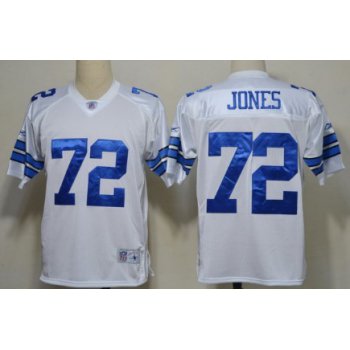Dallas Cowboys #72 Ed Jones White Legend Jersey