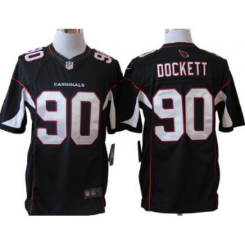 Nike Arizona Cardinals #90 Darnell Dockett Black Limited Jersey