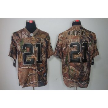 Nike Green Bay Packers #21 Charles Woodson Realtree Camo Elite Jersey