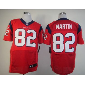 Nike Houston Texans #82 Keshawn Martin Red Elite Jersey