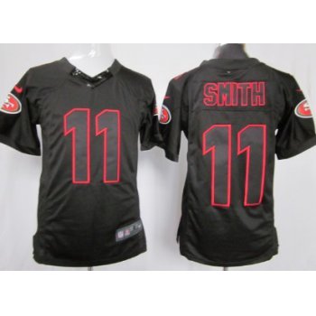Nike San Francisco 49ers #11 Alex Smith Black Impact Limited Jersey