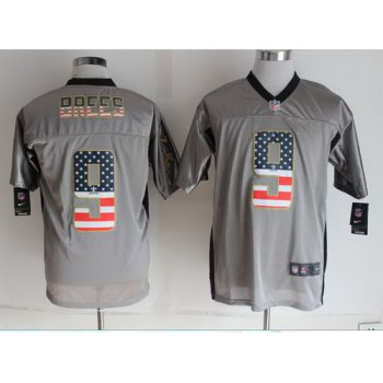 Nike New Orleans Saints #9 Drew Brees 2014 USA Flag Fashion Gray Elite Jersey
