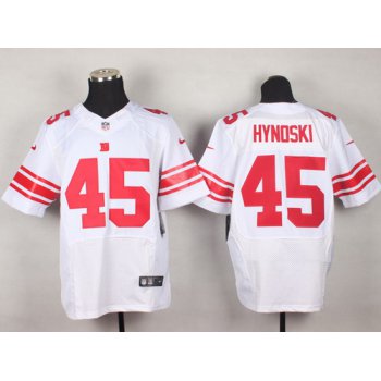 Nike New York Giants #45 Henry Hynoski White Elite Jersey