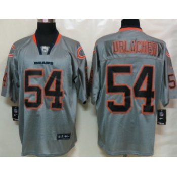 Nike Chicago Bears #54 Brian Urlacher Lights Out Gray Elite Jersey