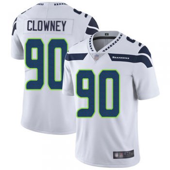 Seahawks #90 Jadeveon Clowney White Men's Stitched Football Vapor Untouchable Limited Jersey