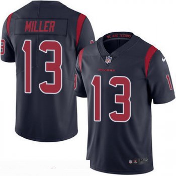 Men's Houston Texans #13 Braxton Miller Navy Blue 2016 Color Rush Stitched NFL Nike Limited Jersey