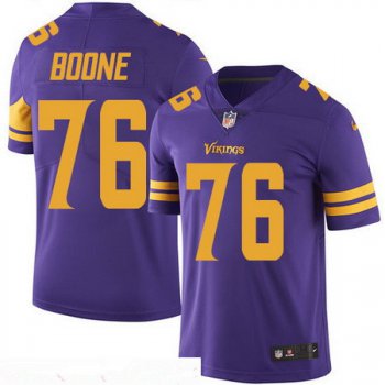 Men's Minnesota Vikings #76 Alex Boone Purple 2016 Color Rush Stitched NFL Nike Limited Jersey