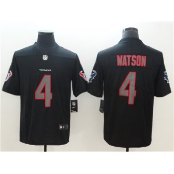 Nike Houston Texans #4 Deshaun Watson Black Impact Limited Jersey