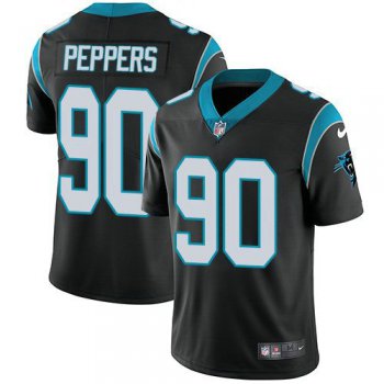 Nike Carolina Panthers #90 Julius Peppers Black Team Color Men's Stitched NFL Vapor Untouchable Limited Jersey