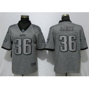 Nike Philadelphia Eagles #36 Jay Ajayi Gray Gridiron Gray Vapor Untouchable Limited Jersey