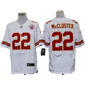 Size 60 4XL-Dexter McCluster Kansas City Chiefs #22 White Stitched Nike Elite NFL Jerseys