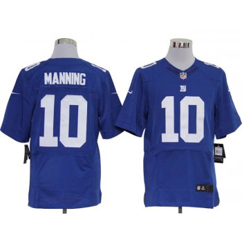 Size 60 4XL-Eli Manning New York Giants #10 Blue Stitched Nike Elite NFL Jerseys