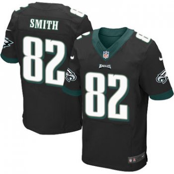 Nike Philadelphia Eagles #82 Torrey Smith Black Alternate Men's Stitched NFL New Elite Jersey