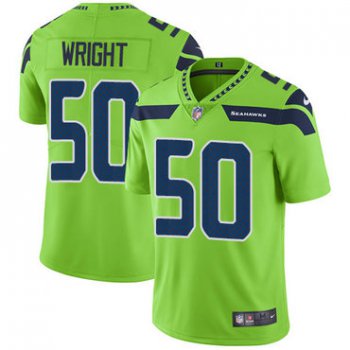 Nike Seattle Seahawks #50 K.J. Wright Green Men's Stitched NFL Limited Rush Jersey
