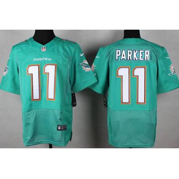 Nike Miami Dolphins #11 DeVante Parker 2013 Green Elite Jersey