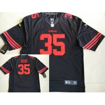 Nike San Francisco 49ers #35 Eric Reid 2015 Black Limited Jersey