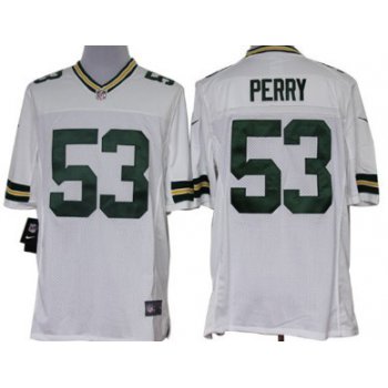 Nike Green Bay Packers #53 Nick Perry White Limited Jersey