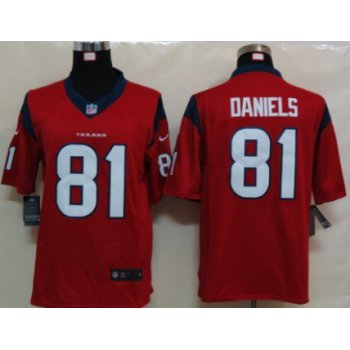 Nike Houston Texans #81 Owen Daniels Red Limited Jersey