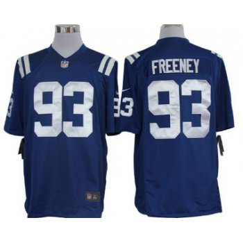 Nike Indianapolis Colts #93 Dwight Freeney Blue Limited Jersey