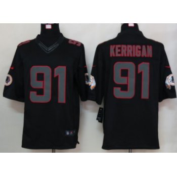 Nike Washington Redskins #91 Ryan Kerrigan Black Impact Limited Jersey