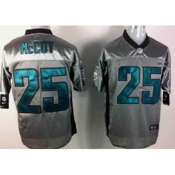 Nike Philadelphia Eagles #25 LeSean McCoy Gray Shadow Elite Jersey
