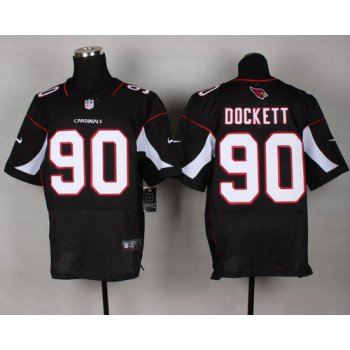 Nike Arizona Cardinals #90 Darnell Dockett Black Elite Jersey