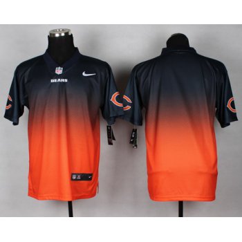 Nike Chicago Bears Blank Navy/Orange Fadeaway Elite Jersey