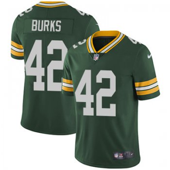 Nike Green Bay Packers #42 Oren Burks Green Team Color Men's Stitched NFL Vapor Untouchable Limited Jersey