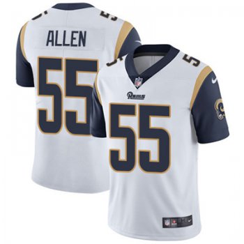 Nike Los Angeles Rams #55 Brian Allen White Men's Stitched NFL Vapor Untouchable Limited Jersey