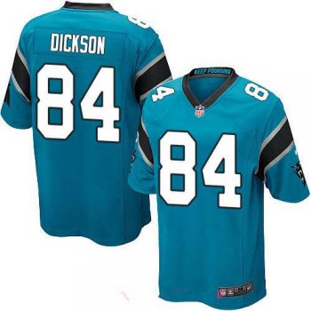 Men's Carolina Panthers #84 Ed Dickson Game Light Blue Alternate Stitched NFL Nike Game Jersey