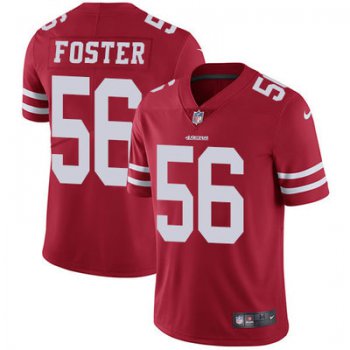 Nike San Francisco 49ers #56 Reuben Foster Red Team Color Men's Stitched NFL Vapor Untouchable Limited Jersey