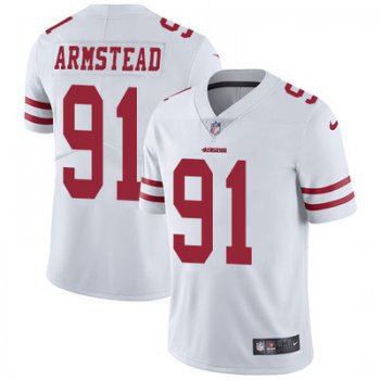 Nike San Francisco 49ers #91 Arik Armstead White Men's Stitched NFL Vapor Untouchable Limited Jersey