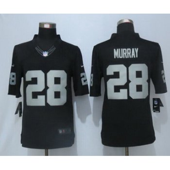 Men's Oakland Raiders #28 Latavius Murray Black Team Color NFL Nike Limited Jersey