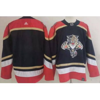 Men's Florida Panthers Blank Black 2021 Reverse Retro Stitched NHL Jersey