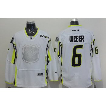 Team Toews Nashville Predators #6 Shea Weber 2015 All-Star White Jersey