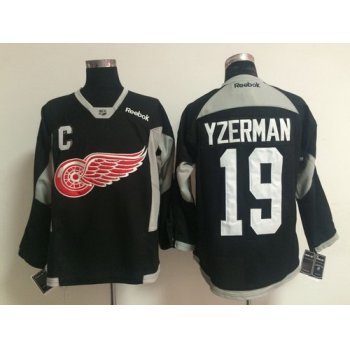 Detroit Red Wings #19 Steve Yzerman 2014 Training Black Jersey