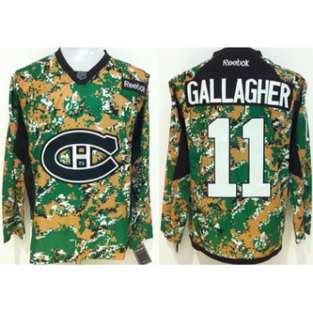 Montreal Canadiens #11 Brendan Gallagher 2014 Camo Jersey