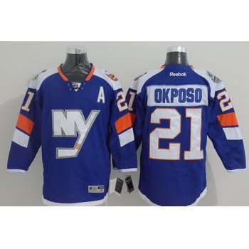 New York Islanders #21 Kyle Okposo 2014 Stadium Series Blue Jersey