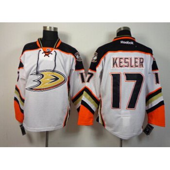Anaheim Ducks #17 Ryan Kesler 2014 White Jersey
