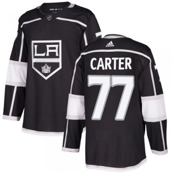 Adidas Kings #77 Jeff Carter Black Home Authentic Stitched NHL Jersey